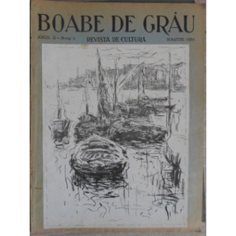 BOABE DE GRAU. REVISTA DE CULTURA, MARTIE 1931