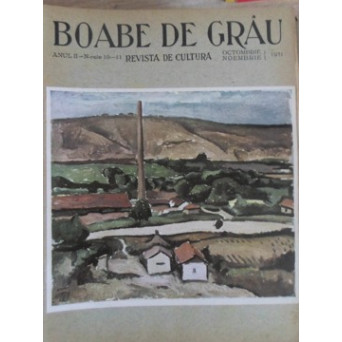 BOABE DE GRAU. REVISTA DE CULTURA, OCTOMBRIE - NOEMBRIE 1931