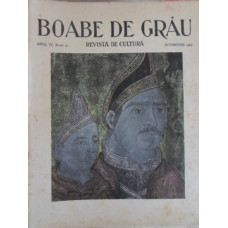 BOABE DE GRAU. REVISTA DE CULTURA, OCTOMVRIE 1933