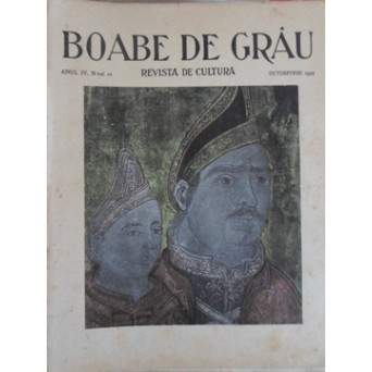 BOABE DE GRAU. REVISTA DE CULTURA, OCTOMVRIE 1933