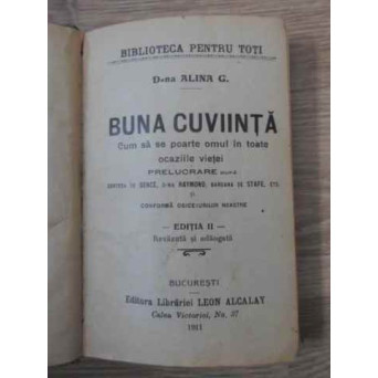 BUNA CUVIINTA CUM SA SE POARTE OMUL IN TOATE OCAZIILE VIETEI