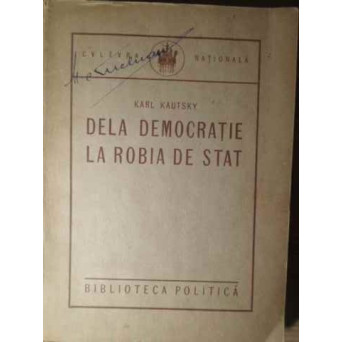 DELA DEMOCRATIE LA ROBIA DE STAT RASPUNS LUI TROTZKI