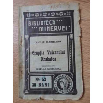 ERUPTIA VULCANULUI KRAKATOA