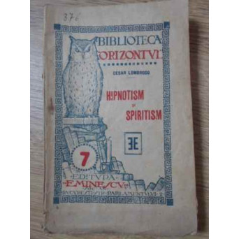 HIPNOTISM SI SPIRITISM