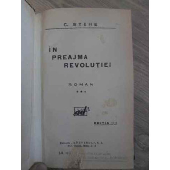 IN PREAJMA REVOLUTIEI VOL.3 LUTUL