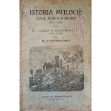 ISTORIA MIJLOCIE EVUL MEDIU 476-1648 PENTRU CLASA II SECUNDARA