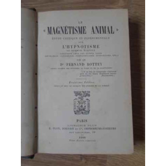 LE MAGNETISME ANIMAL ETUDE CRITIQUE ET EXPERIMENTALE SUR L'HYPNOTISME