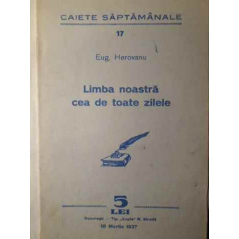 LIMBA NOASTRA CEA DE TOATE ZILELE