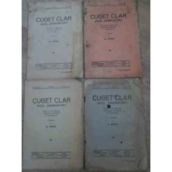 REVISTA CUGET CLAR (NOUL SAMANATOR) 4 NUMERE: ANUL II NR.5, 41, ANUL III, NR.1, ANUL V. NR. 4