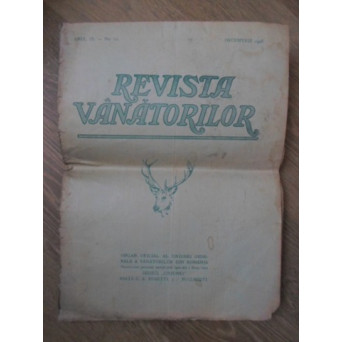 REVISTA VANATORILOR ANUL IX, NO.12
