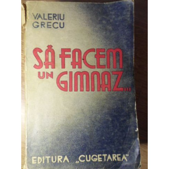 SA FACEM UN GIMNAZ. SCHITE SI NUVELE