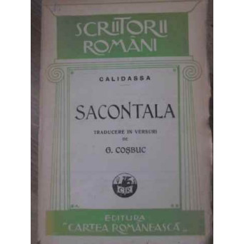 SACONTALA TRADUCERE IN VERSURI DE G. COSBUC