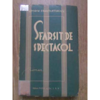 SFARSIT DE SPECTACOL SFARSIT DE SPECTACOL