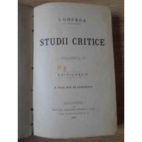 STUDII CRITICE VOL.2 STUDII CRITICE VOL.2