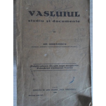 VASLUIUL STUDIU SI DOCUMENTE