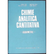 CHIMIE ANALITICA CANTITATIVA. GRAVIMETRIE