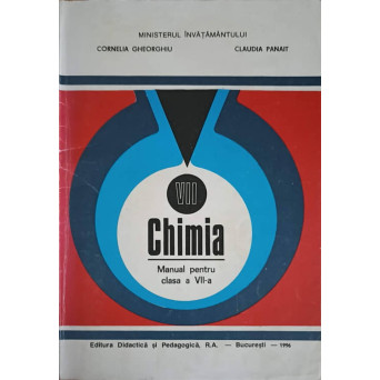 CHIMIA, MANUAL PENTRU CLASA A VII-A