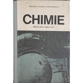 CHIMIE. MANUAL PENTRU CLASA A IX-A