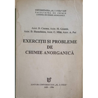 EXERCITII SI PROBLEME DE CHIMIE ANORGANICA