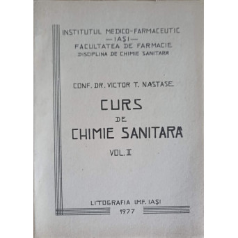 CURS DE CHIMIE SANITARA VOL.2
