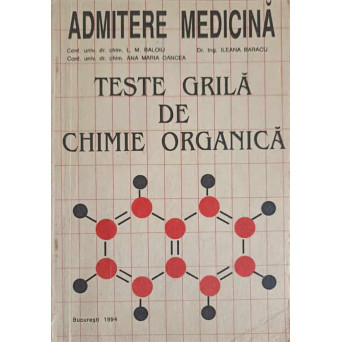 TESTE GRILA DE CHIMIE ORGANICA