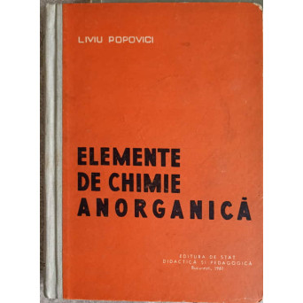 ELEMENTE DE CHIMIE ANORGANICA
