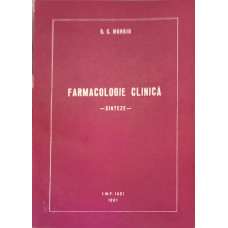 FARMACOLOGIE CLINICA, SINTEZE