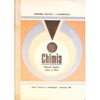 CHIMIA, MANUAL PENTRU CLASA A VII-A