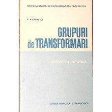 GRUPURI DE TRANSFORMARI GRUPURI DE TRANSFORMARI