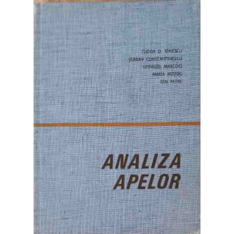 ANALIZA APELOR, NATURALE, POTABILE, INDUSTRIALE, REZIDUALE