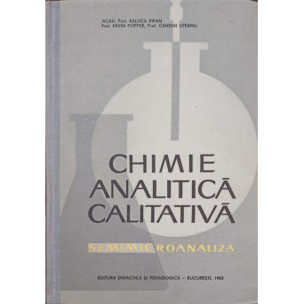 CHIMIE ANALITICA CALITATIVA SEMIMICROANALIZA