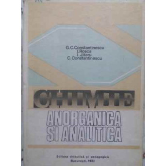 CHIMIE ANORGANICA SI ANALITICA