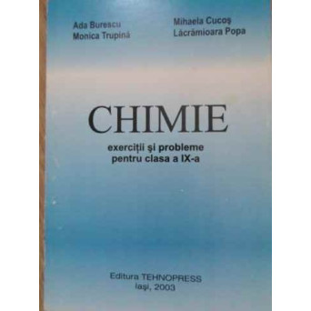 CHIMIE EXERCITII SI PROBLEME PENTRU CLASA A IX-A