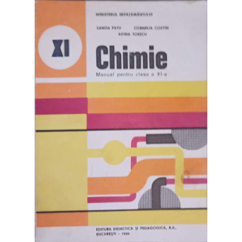 CHIMIE, MANUAL PENTRU CLASA A XI-A