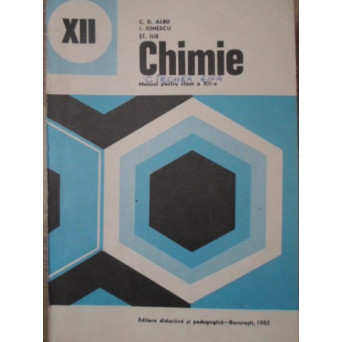 CHIMIE MANUAL PENTRU CLASA A XII-A
