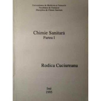 CHIMIE SANITARA PARTEA I