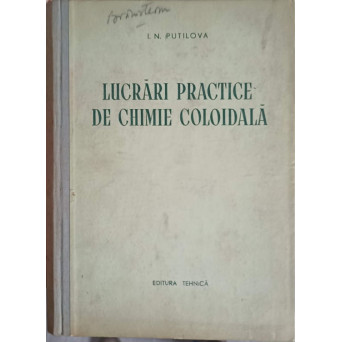 LUCRARI PRACTICE DE CHIMIE COLOIDALA