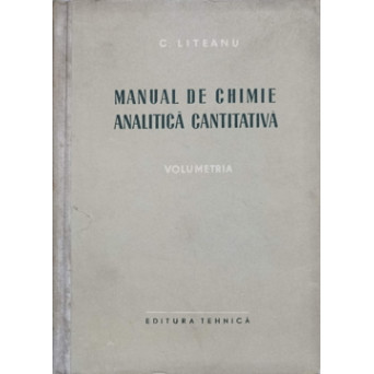 MANUAL DE CHIMIE ANALITICA CANTITATIVA. VOLUMETRIA