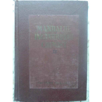 MANUALUL INGINERULUI CHIMIST VOL.2 TABELE FIZICO-CHIMICE SI TEHNICE
