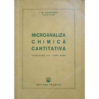 MICROANALIZA CHIMICA CANTITATIVA
