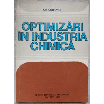 OPTIMIZARI IN INDUSTRIA CHIMICA