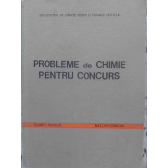 PROBLEME DE CHIMIE PENTRU CONCURS