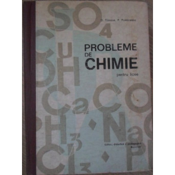 PROBLEME DE CHIMIE PENTRU LICEE