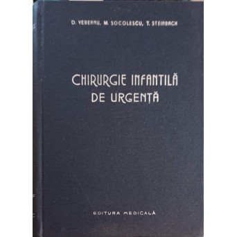 CHIRURGIE INFANTILA DE URGENTA