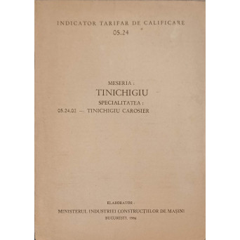 MESERIA: TINICHIGIU, SPECIALITATEA TINICHIGIU CAROSIER