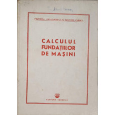 CALCULUL FUNDATIILOR DE MASINI