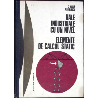 HALE INDUSTRIALE CU UN NIVEL. ELEMENTE DE CALCUL STATIC