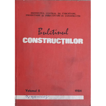 BULETINUL CONSTRUCTIILOR VOL.8