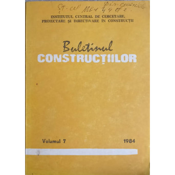 BULETINUL CONSTRUCTIILOR VOL.7