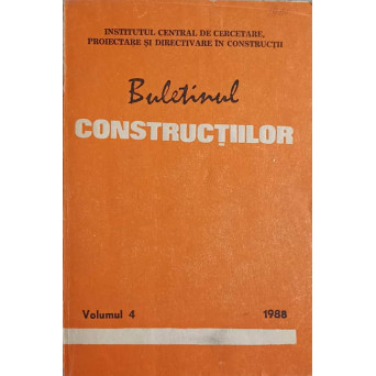 BULETINUL CONSTRUCTIILOR VOL.4